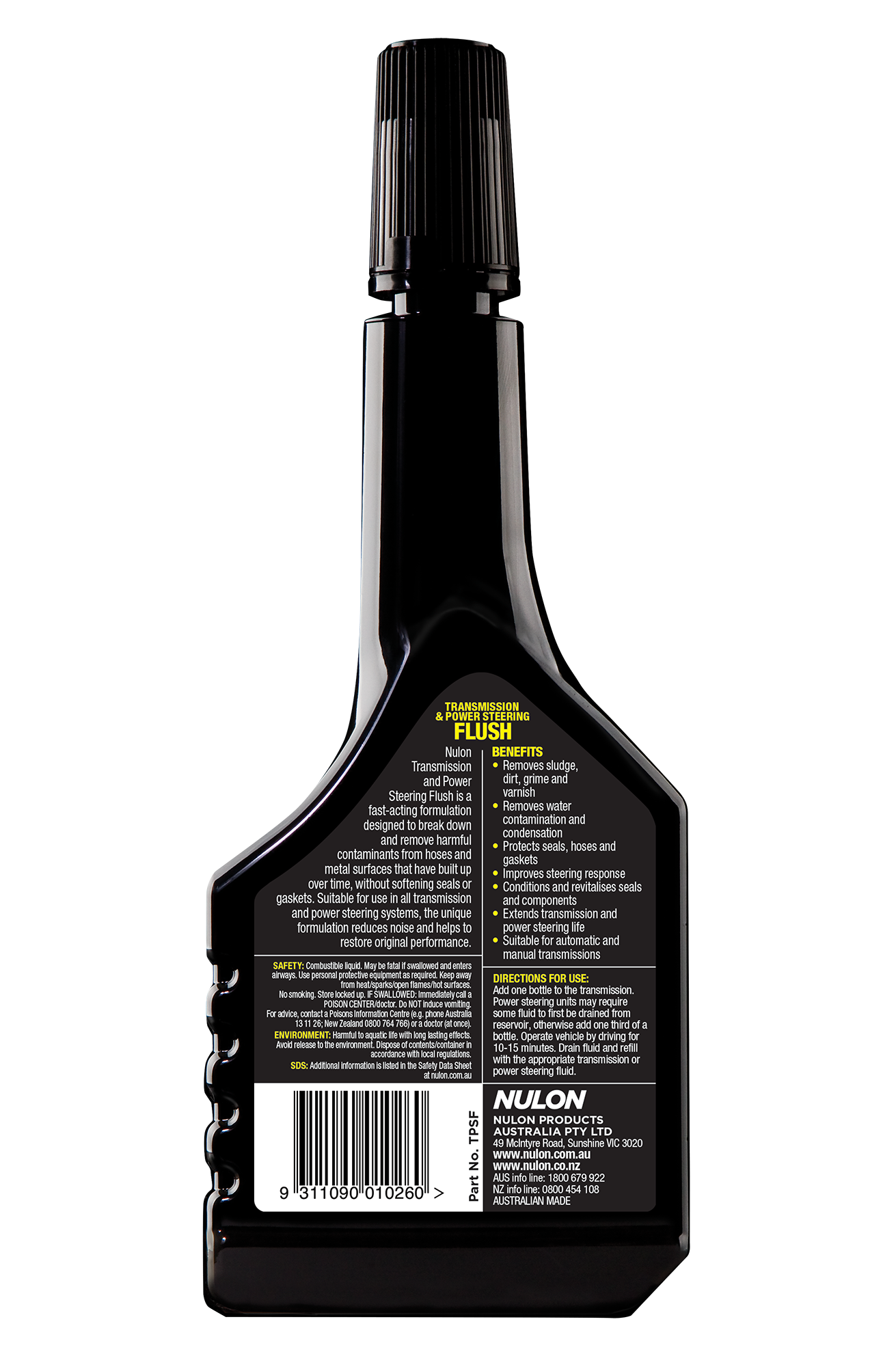 Transmission and Power Steering Flush (TPSF)